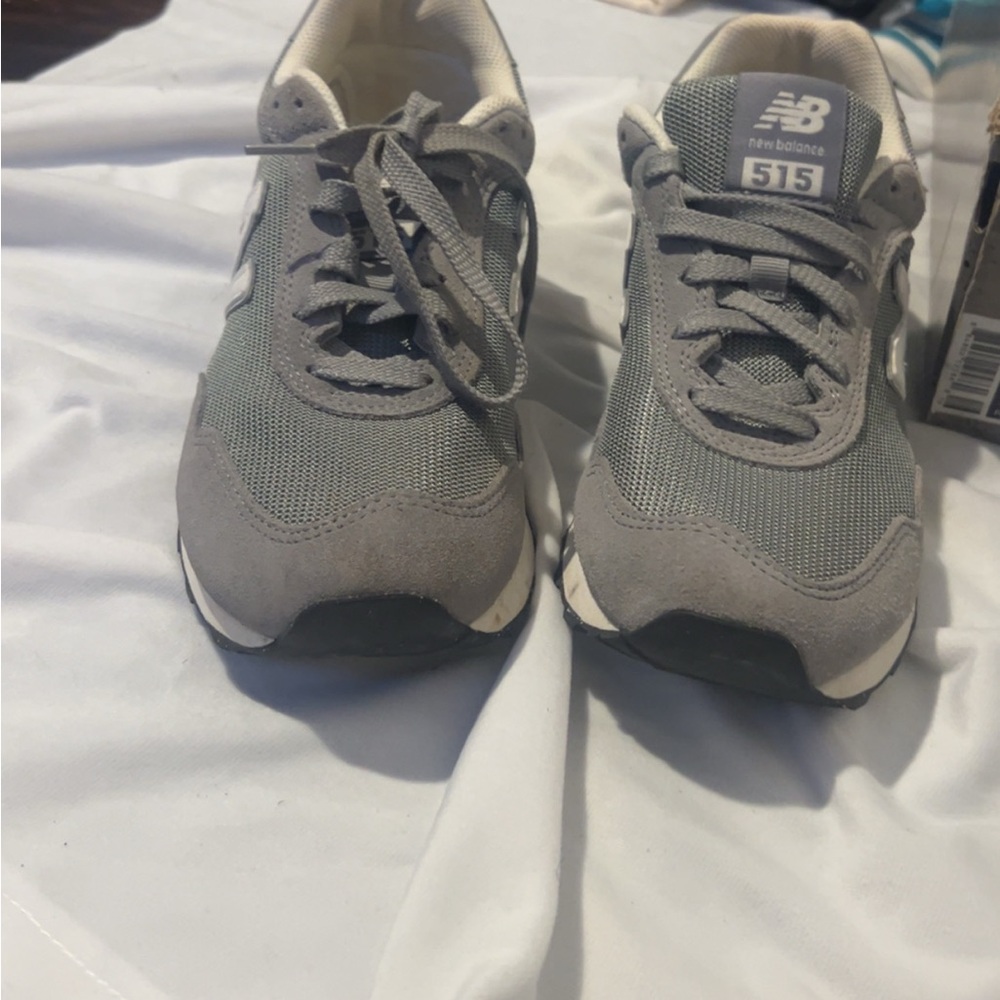 New Balance 515 Gray and White Sneakers